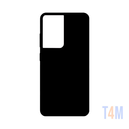 Capa de Silicone para Samsung Galaxy S21 Ultra Preto